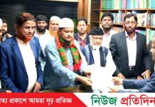 নারায়ণগঞ্জ-৪ ও ৫ আসনে জামায়াত প্রার্থীদের মনোনয়নপত্র সংগ্রহ